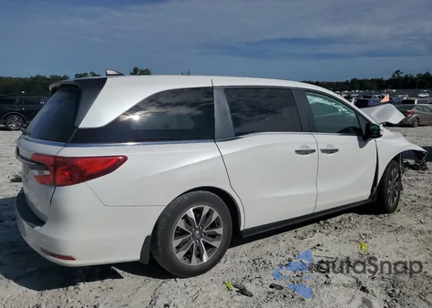 2022 Honda Odyssey Exl из США, поврежденный, VIN 5FNRL6H73NB034963